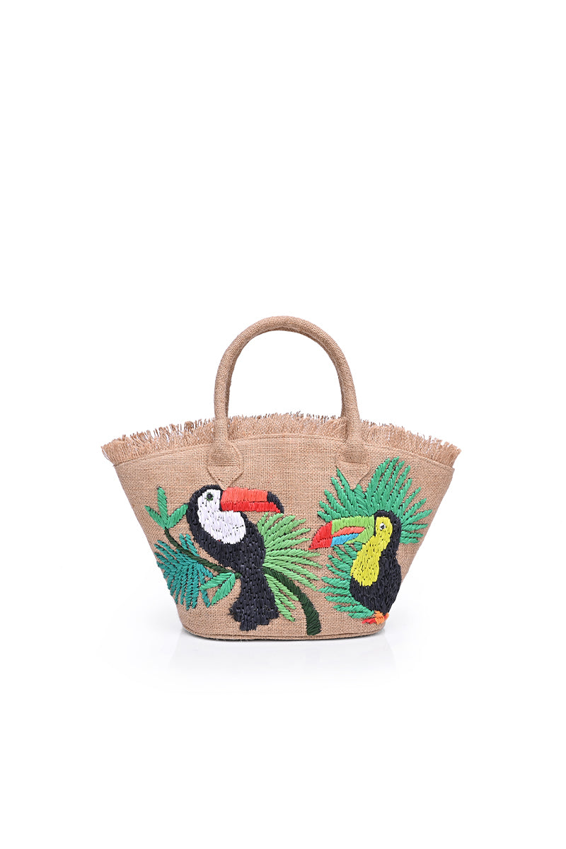 PERLETA - Beaded Mini Drawstring Tote Bag – Hereu Studio