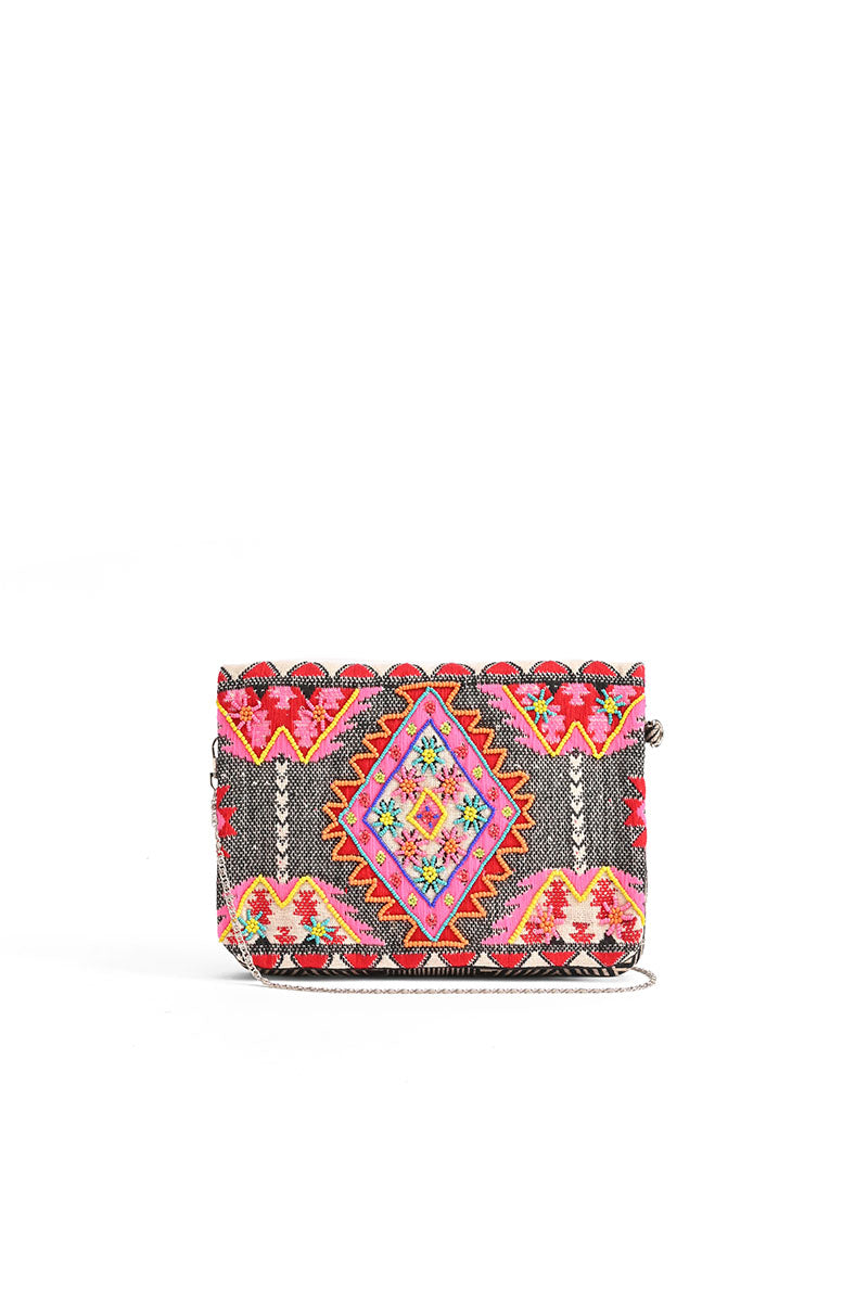 Mexican Fiesta Embellished Clutch - Mixcart USA