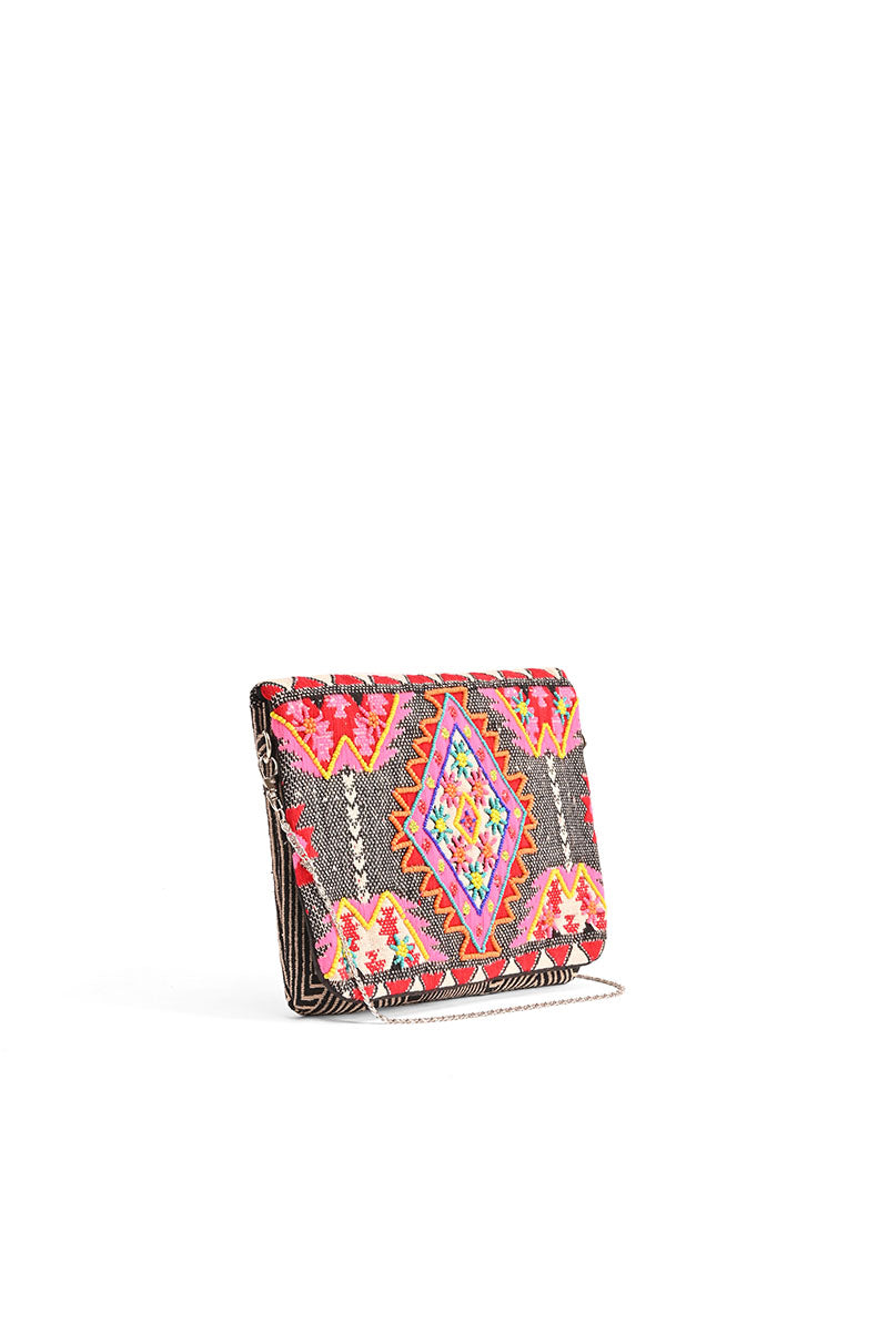 Mexican Fiesta Embellished Clutch - Mixcart USA