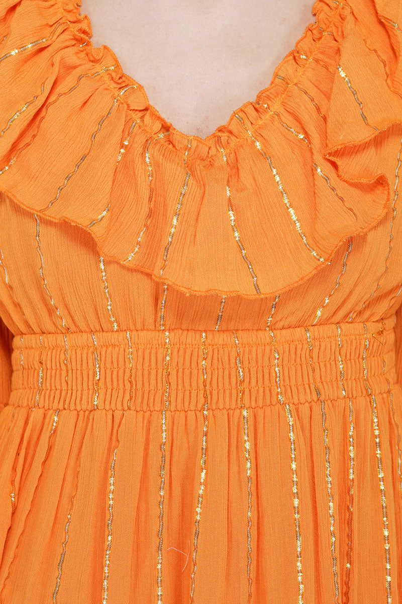 Marigold Sun Maxi Dress - Mixcart USA
