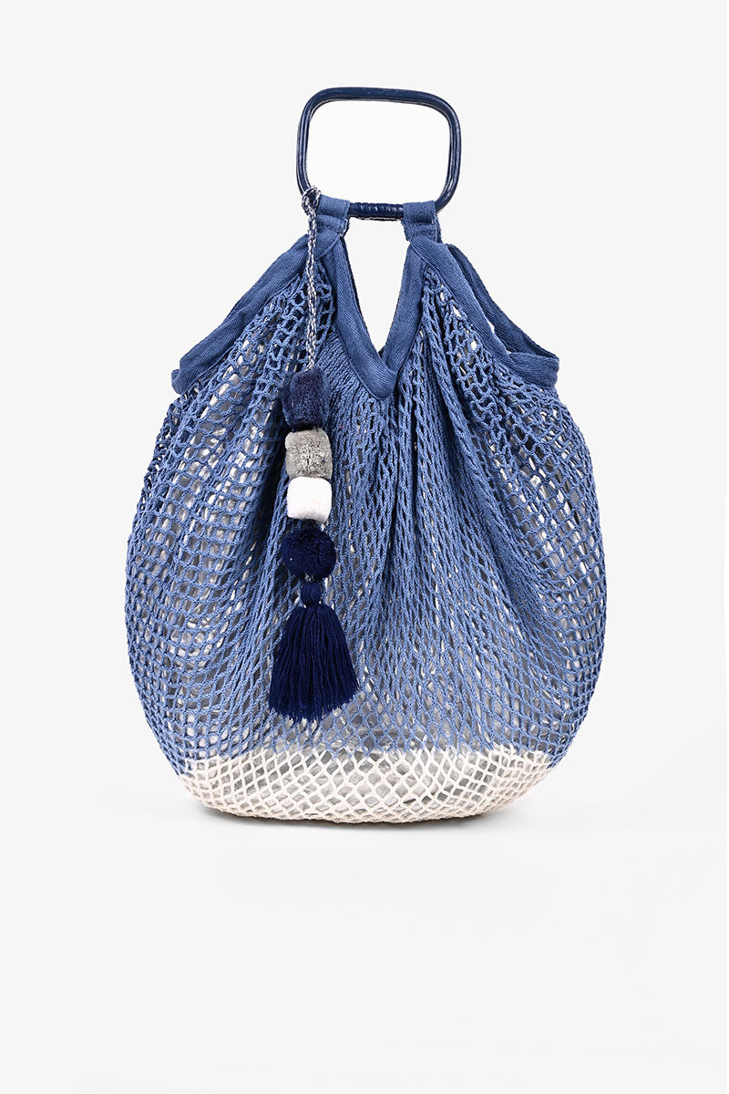 Blue Horizon Fish Net Hand Held Bag - Mixcart USA