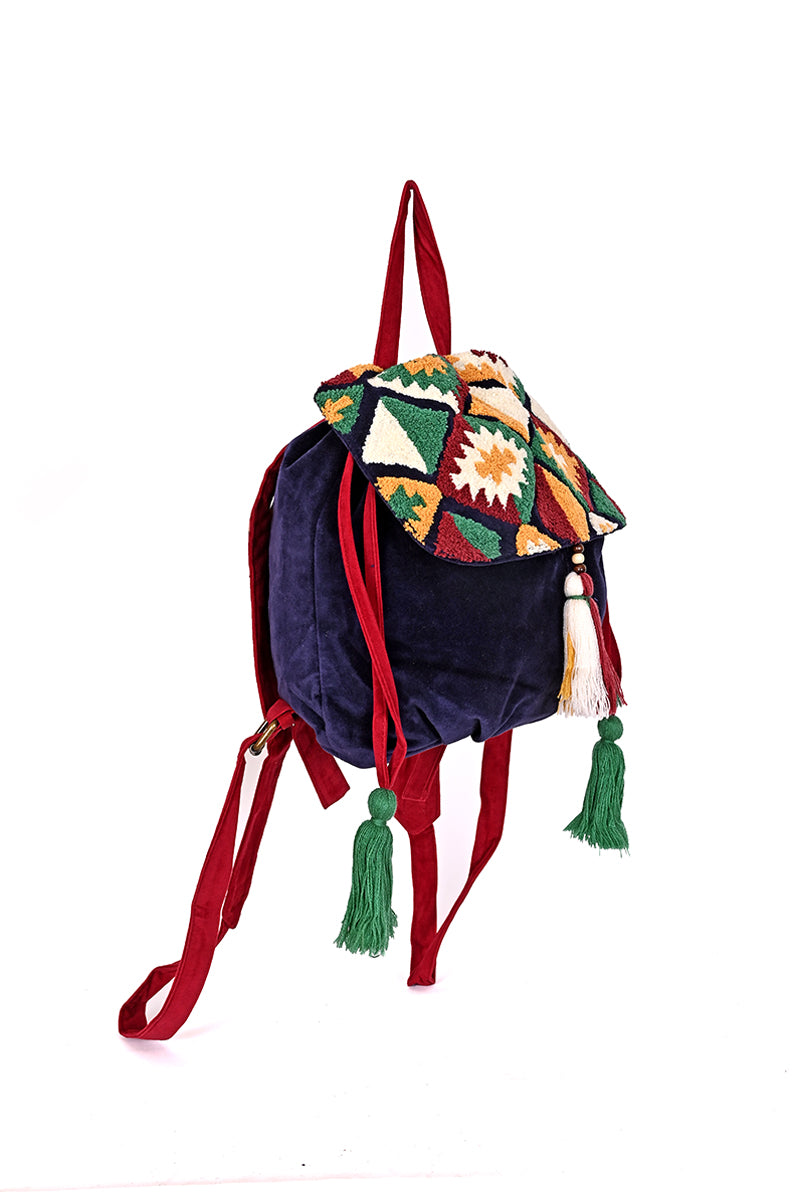Autumn Glory Embroidered Mini Backpack - Mixcart USA
