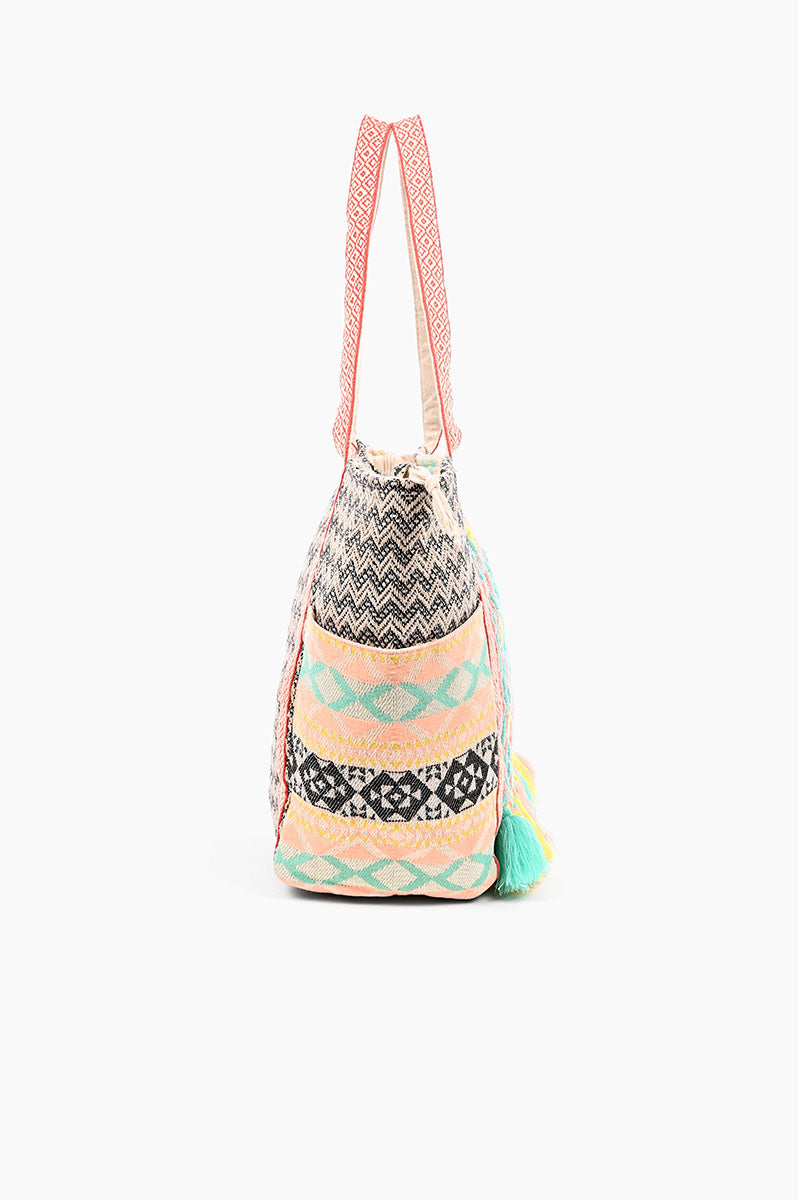 Marbella Embroidered Tote - Mixcart USA